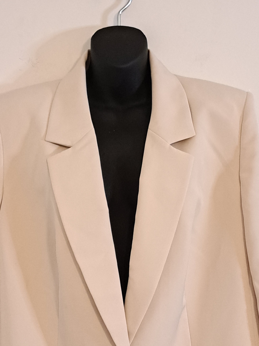 Express NWT Cream Boyfriend Lined Blazer Misses Size XL - Picture 8 of 12